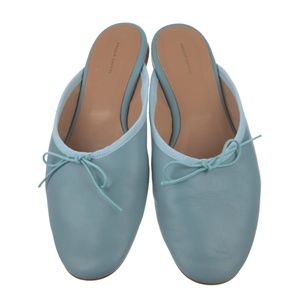 Mansur Gavriel Leather Ballet Mules
